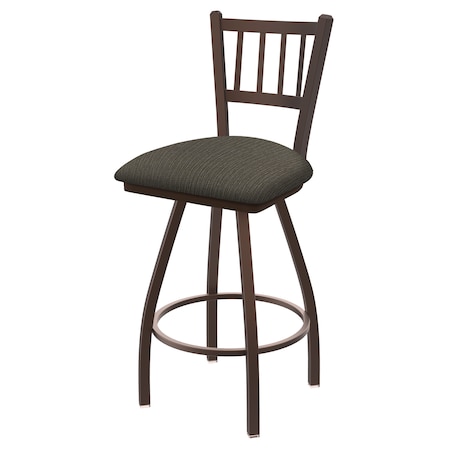 Holland Bar Stool Co 30" Swivel Bar Stool, Brnz Finish, Graph Chalice Seat X810